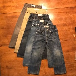 (5 Pair) EUC Levi’s Size 5 Boys Jeans